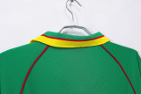 Mens Cameroon green home Soccer Jersey 1998-99