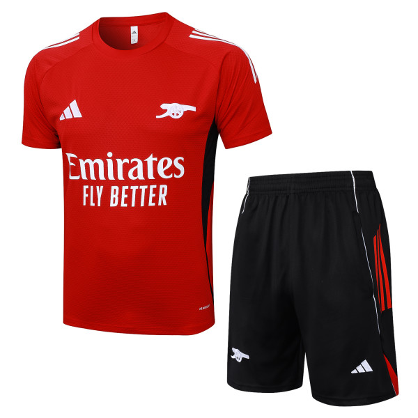 Mens Arsenal  Red  black Training Short Suit 2025-26