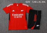 Mens Arsenal  Red  black Training Short Suit 2025-26