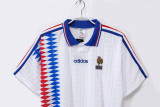 Mens soccer Jersey France white away  Retro 1994