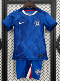 Kids Chelsea  home  soccer jersey 2025-26