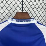 Kids  Cruzeiro home blue soccer  jersey 2025/26