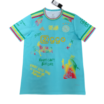 Mens Ajax  Special Edition Green soccer Jersey 2526