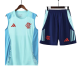 2025-26 Kids Flamengo  light green vest  soccer Jersey