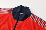 2025/26 Mens Arsenal red blue jacket Training suit