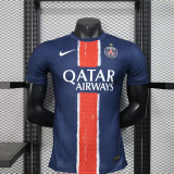 2024-25 Mens PSG  Home Player Champions League version Soccer Jersey （Have One Stars⭐)