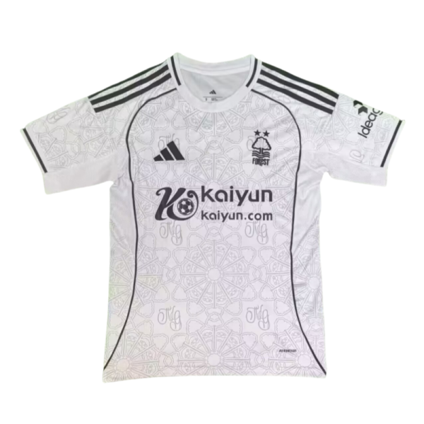 Mens Nottingham Forest white away Jersey  2526