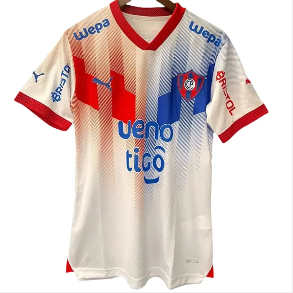 2024-25 Mens Cerro Porteno White Fans Soccer Jersey