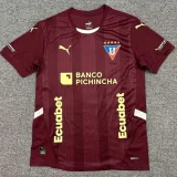 2025-26Mens Liga Dep Universitaria Quito （LDU）Away Fans Soccer Jersey