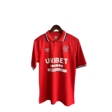 2025-26 Mens Rangers Third away  red soccer Jersey