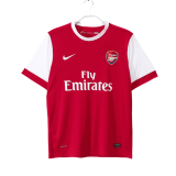 Mens soccer Jersey  Arsenal red Home  Retro 2010-11