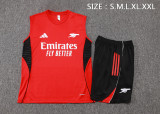 2025-26 Mens Arsenal red Vest short training suit           D2578#