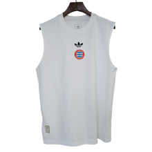 2025-26  Mens Manchester United white vest Cotton Soccer Jersey