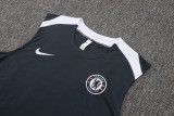 2025/26 Mens Chelsea dark grey Vest short training     D2575#