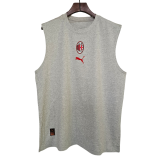 2025-26 Mens AC Milan grey vest Cotton Soccer Jersey