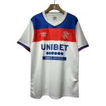 2025-26 Mens Rangers away  white  soccer Jersey