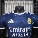 2025-26 Mens Real Madrid   Player blue Special Edition  soccer jersey