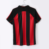 AC Milan Home Retro Jersey Mens 2000-02