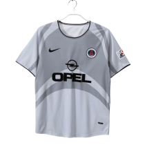 Retro psg Away grey Jersey Mens 2001-2002