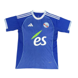 Mens Strasbourg home blue soccer jersey 2526