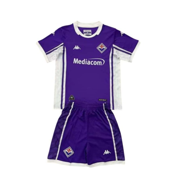 Kids Fiorentina  blue home  soccer jersey2526