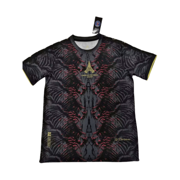 Mens PSG Champion version black Soccer Jersey 2526