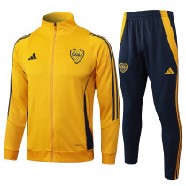 Mens  Boca Juniors dark yellow jacket Training suit  2425
