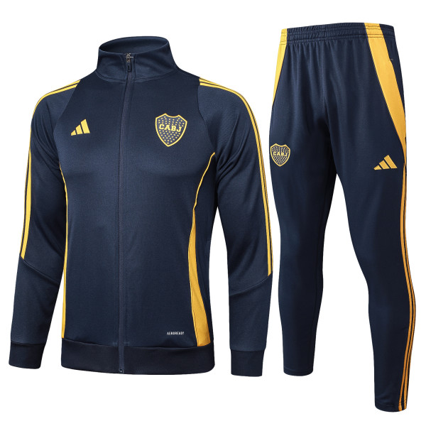 Mens  Boca Juniors dark grey jacket Training suit  2425