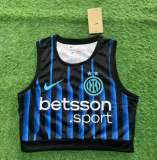 Women  Inter Milan black vest Jersey  2526