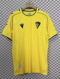 Men's Cadiz Cheap yellow home soccer jersey  2025-26