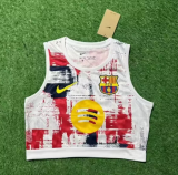 Women Barcelona white vest  Jersey 2025-26