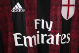 2015-2016  AC Milan Home Retro Soccer Jersey