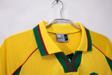 Retro Mens Cameroon yellow away Soccer Jersey 1998-99