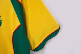 Retro Mens Cameroon yellow away Soccer Jersey 1998-99