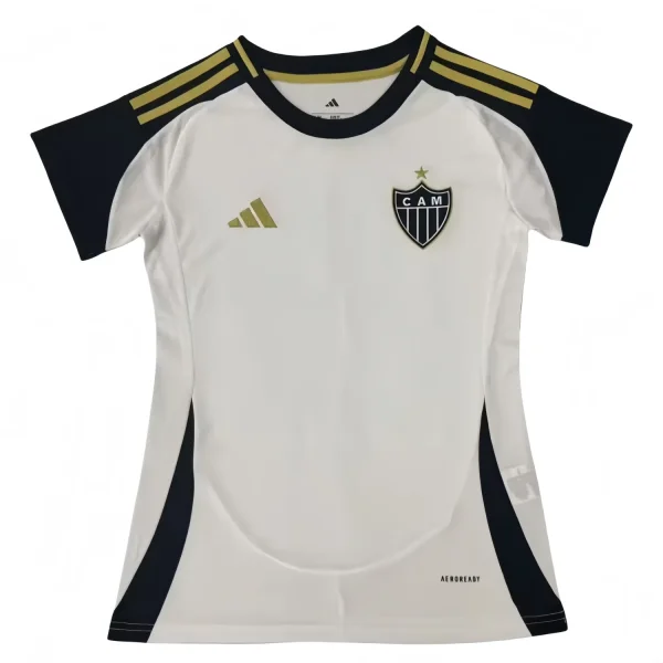 Women Atletico Mineiro away white soccer Jersey 2025-26