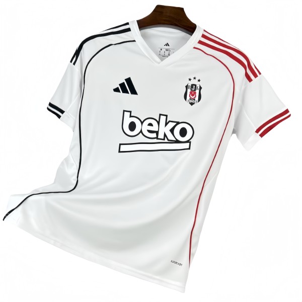 Men's Besiktas home white soccer Jersey  2526