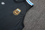 Men's Argentina dark grey vest short training suit 2025-26