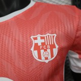 2025-26 Mens Barcelona orange Special Edition  Player  soccer jersey