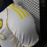 Mens Al-Nassr white Third away  Player soccer Jersey 2025-26