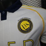 Mens Al-Nassr white Third away  Player soccer Jersey 2025-26