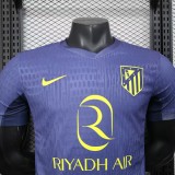 2025-26 Mens Atletico Madrid  away blue  Player   jersey soccer