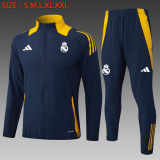 2024-25 Mens Real Madrid royal blue Jacket Training Suit      A860#
