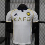 Mens Al-Nassr white Third away  Player soccer Jersey 2025-26