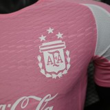 Mens Argentina Special Edition pink  Jersey Player version 2526