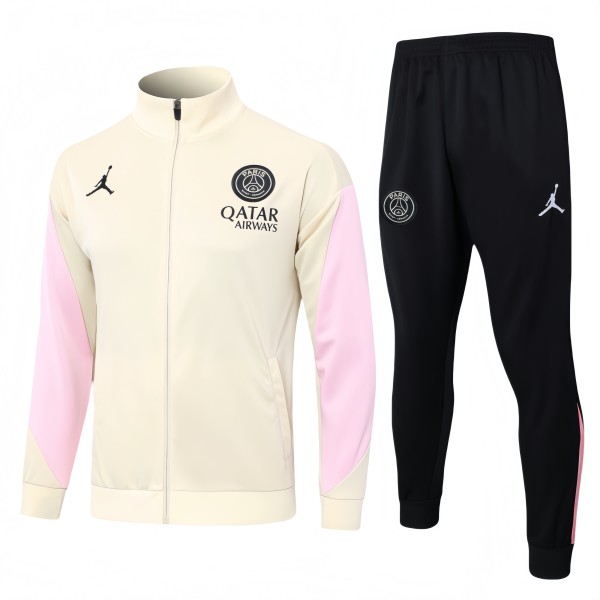 2024-25 Kids PSG apricot  Jacket Tracksuit suit  E991#