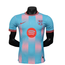 2025-26 Mens Barcelona blue Special Edition  Player  soccer jersey