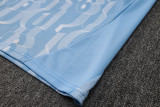 Mens  Manchester City light blue training Short suit   D1266#