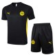 Mens Borussia Dortmund black  training Short suit  2425     D1265#