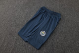 Mens  Manchester City light blue training Short suit   D1266#