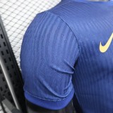 Mens Barcelona  Blue Special Edition  Player  soccer jersey 2526